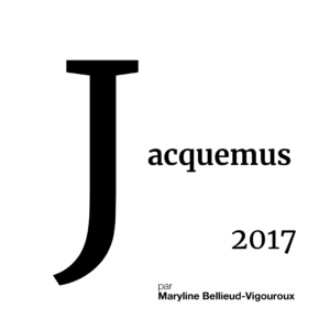 ARCHIVES – L’ABCÉDAIRE DE LA MMM : SIMON PORTE JACQUEMUS